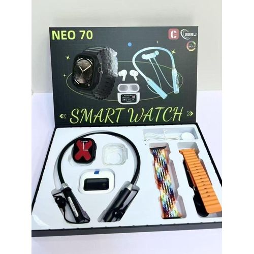 Montre Connectée Neo 70 avec Écouteurs Bluetooth